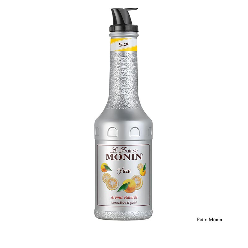 Monin - Fruchtpüreemix - Yuzu, gezuckert, mit Ausgießer, 1 l