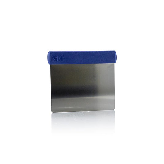 Teigschaber 12x10cm, flexible Edelstahlklinge mit Kunststoffgriff, ideal für Bäcker Liegt gut in der Hand, erleichtert das Arbeiten mit Teig, robust und flexibel, ein Muss in jeder Küche