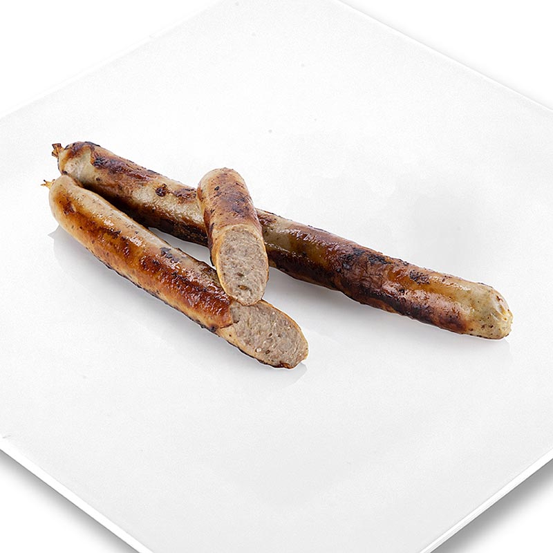 Authentische handgemachte Willi Kebben Bratwurst, 5 x 100g, perfekt für Grillfeste und leckere Mahlzeiten