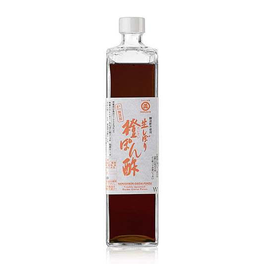 Namashibori Daidai Ponzu, à base de sauce soja et de jus de daidai, Marusho, 700 ml