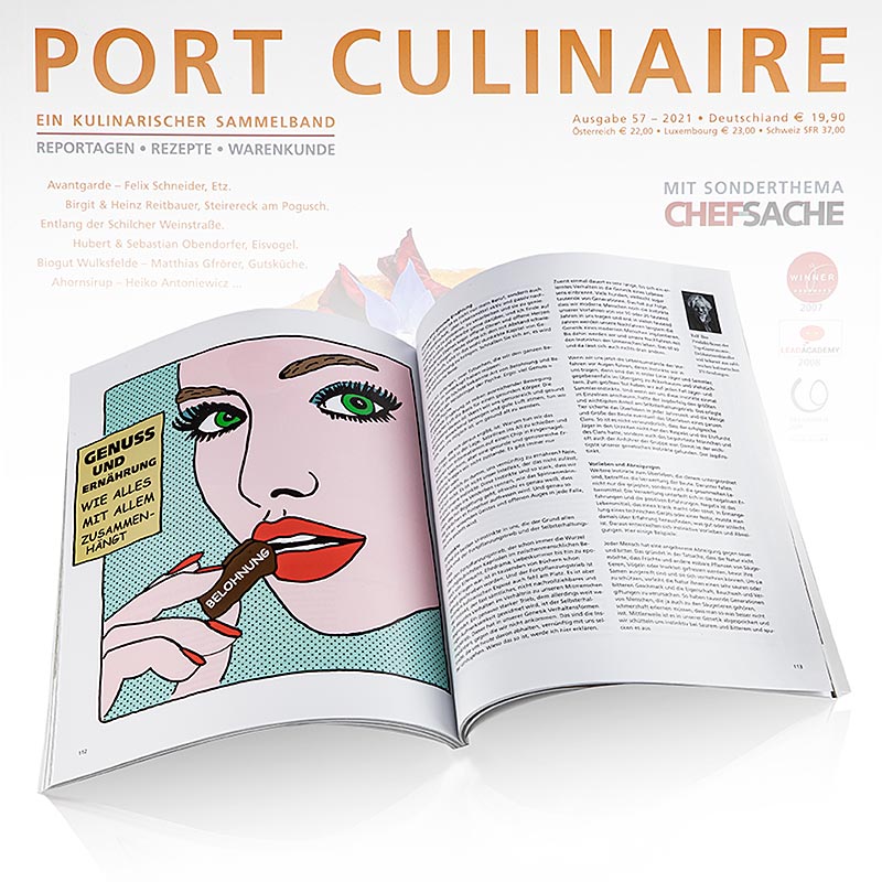 Port Culinaire - Gourmet Magazin, Ausgabe 57, 1 St - Inspirierende Rezepte, Artikel über Gastronomie und Interviews mit Spitzenköchen Tauchen Sie ein in die Welt der Haute Cuisine und verfeinern Sie Ihre Kochkünste