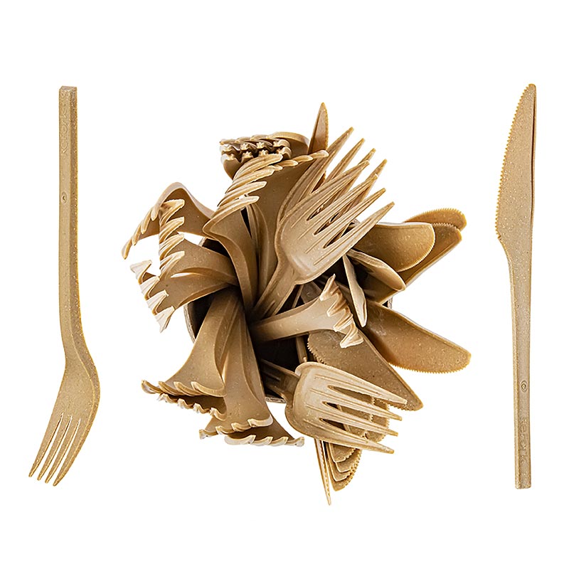 refork BBQ Besteckset (15x Ga/Me) in Pappdose, aus Sägespänen, 30 tlg.