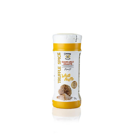 Trüffelpulver Gewürz, mit weißem Trüffel (tuber magnatum pico), Zigante, 50 g - Fein gemahlenes Trüffelpulver für eine luxuriöse Note in Ihren Gerichten