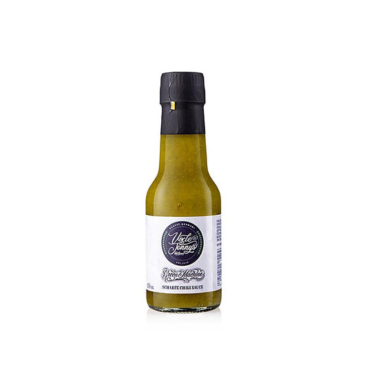 Grüne Chilisauce Uncle Jonnys Hot Sauce GREEN MACHINE, scharfe Chili Sauce, 150 ml - für intensiven, würzigen Geschmack in der Küche