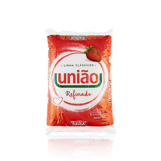 SUCOs DO BRASIL - Weißer Rohrzucker, aus Brasilien für Cocktails, Fa. União, 1 kg
