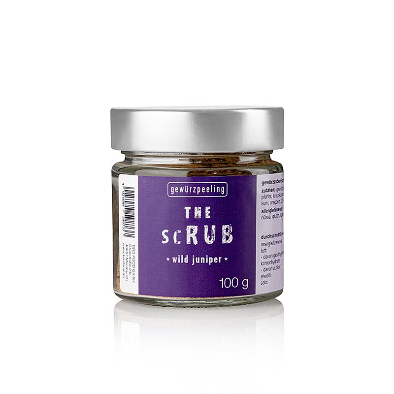 Gewürzpeeling Serious Taste mit Wacholderbeeren, mediterranen Kräutern und gerösteten Kürbiskernen, ideal für Herbst- und Wintergerichte, Ernst Petry, 100 g