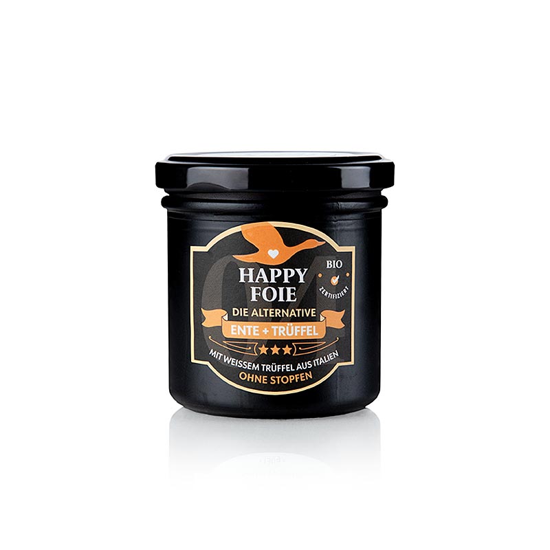 Happy Foie - Fegato d'anatra con tartufo bianco, EthicLine, BIO, 130 g