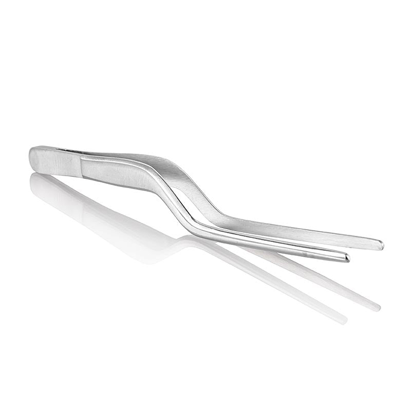 Pinza Dekorationspinzette aus hochwertigem gebogenen Edelstahl, 14 cm lang, für Sushi und Sashimi Langlebig und leicht zu reinigen, bietet Präzision und Kontrolle Unverzichtbares Werkzeug für ambitionierte Küchenchefs