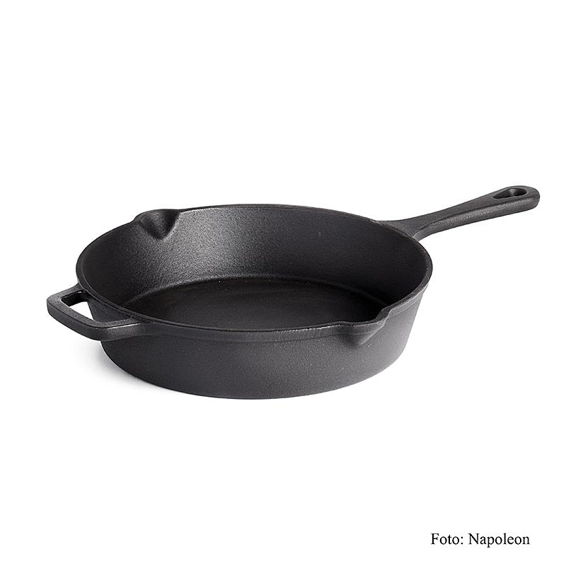 Napoleon Grillzubehör - Bratpfanne, Gußeisen, 24cm, 1 St - hochwertige gusseiserne Bratpfanne für perfekte Grillergebnisse