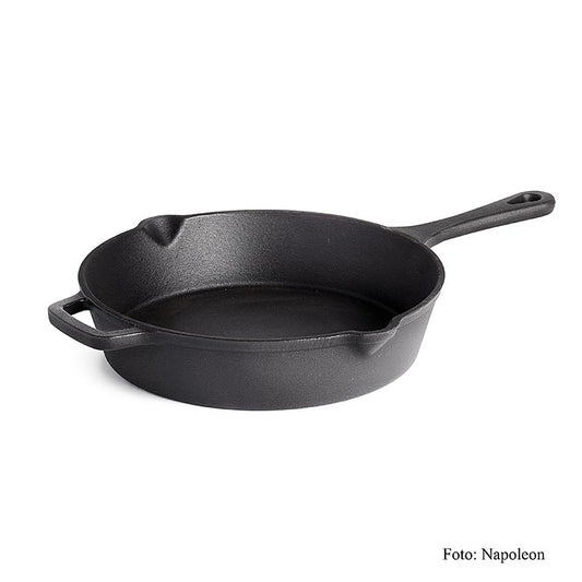 Napoleon Grillzubehör - Bratpfanne, Gußeisen, 24cm, 1 St - hochwertige gusseiserne Bratpfanne für perfekte Grillergebnisse
