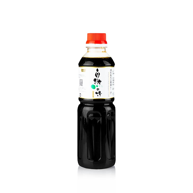 Soja-Sauce - Shoyu Koikuchi Premium, dunkel, Morita, 500 ml: Moritas Signatur Allrounder Sojasauce, gehobener Standard, natürlich gebraut und gelagert im Holzfass für mind 1 Jahr Sehr weiches und subtiles, tiefes Aroma, perfekt zum Kochen und Rohverzehr