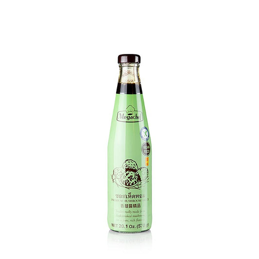 Vegetarische Würzsauce mit Pilzen, Megachef (Mushroom Sauce), 570 ml - Köstliche Fertigsauce mit reichhaltigem Pilzgeschmack und raffinierter Gewürzmischung, perfekt für Hobbyköche und Gourmet-Liebhaber, verpackt in praktischem 570-ml-Glas