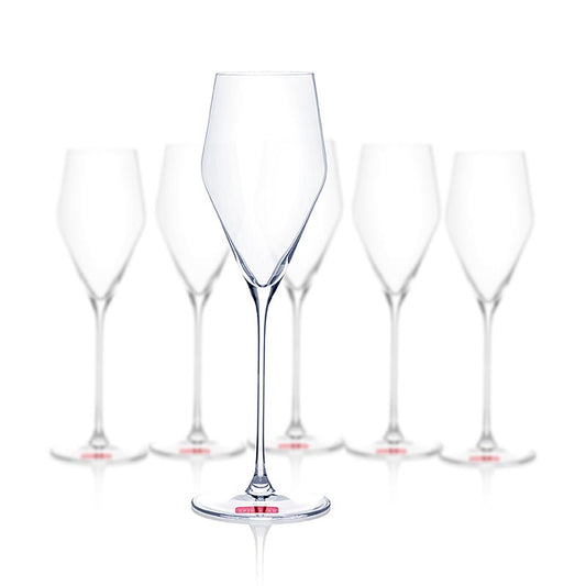 Spiegelau Definition Champagner Glas 135/29 (Karton mit 6 Gläsern), 6 St - hochwertiges Champagnerglas für besondere Genusserlebnisse