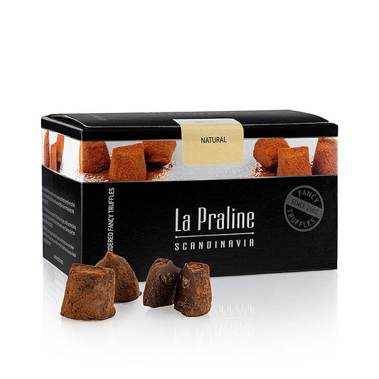 Handgemachte Schwedische Schokoladentrüffel mit verschiedenen Geschmacksrichtungen, ideal als Geschenk oder zum Selberverwöhnen - La Praline Fancy Truffles, 200 g