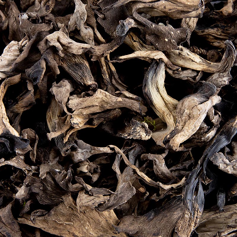 Getrocknete Herbsttrompeten, 100 g Verpackung, ideal zum Verfeinern von Gerichten