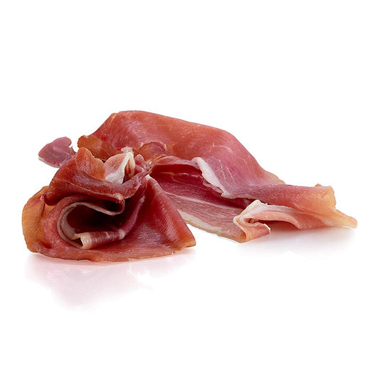500g Verpackung des 24 Monate gereiften Jamon Serrano Gran Reserva von El Riojano, ideal für Tapas und Baguettes