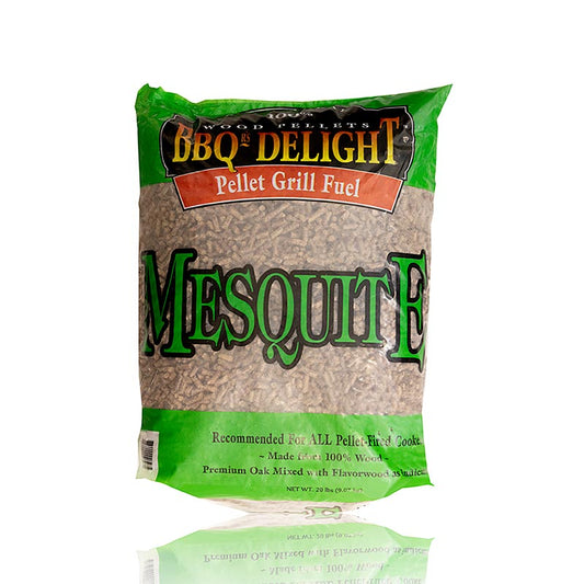 Grill BBQ Mesquite Holz Räucher Pellets, 9,07 kg - Kräftiges Raucharoma für ein authentisches Grill-Erlebnis Ideal für Gas-, Elektro- und Holzkohlegrills
