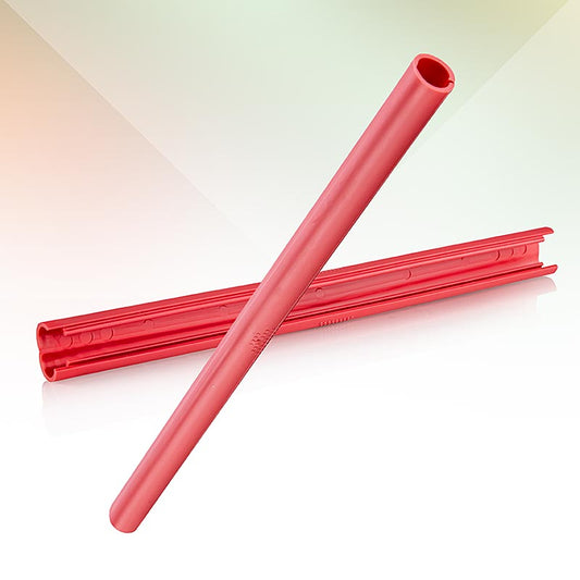 ClickStraw - Mehrweg Trinkhalm in roser Farbe, 300 Stück Einfach zu reinigen per Hand oder Spülmaschine, ohne bürsten und ungefährlich, da nicht zerbrechlich Durch vollständige Öffnung bleiben keine Getränkereste zurück