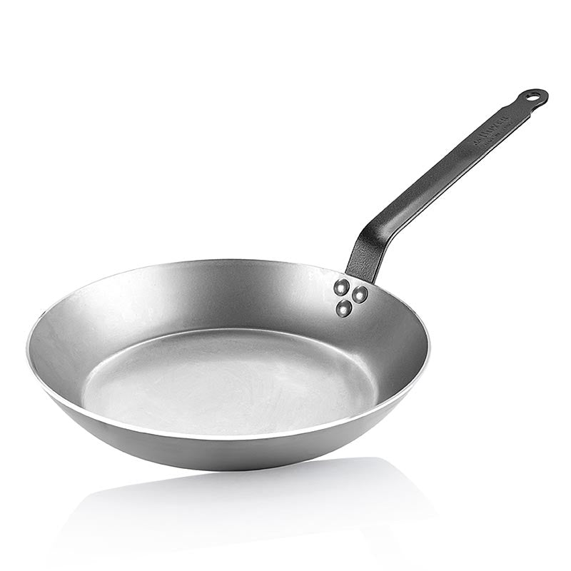 Eisenpfanne Lyonnaise von De Buyer, hochwertiges Eisen, 30 cm Durchmesser, geeignet für alle Herdarten