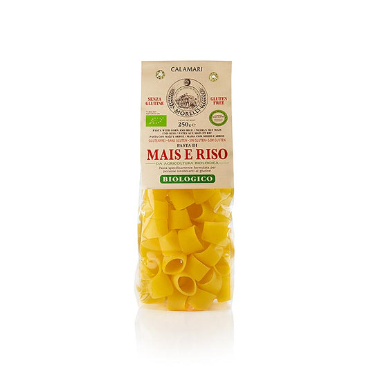 Nudeln Calamari aus Reis & Mais (Glutenfrei), Morelli 1860, BIO, 250 g