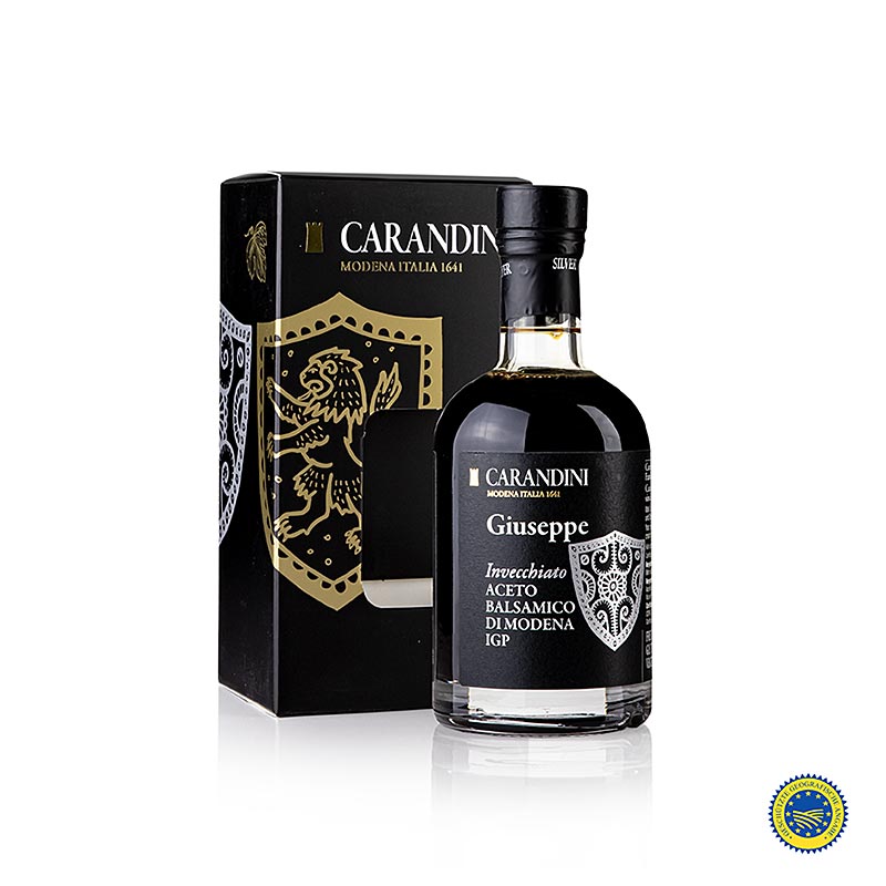 Carandini Aceto balsamico IGP, Giuseppe, invecchiato (confezione regalo), 250 ml