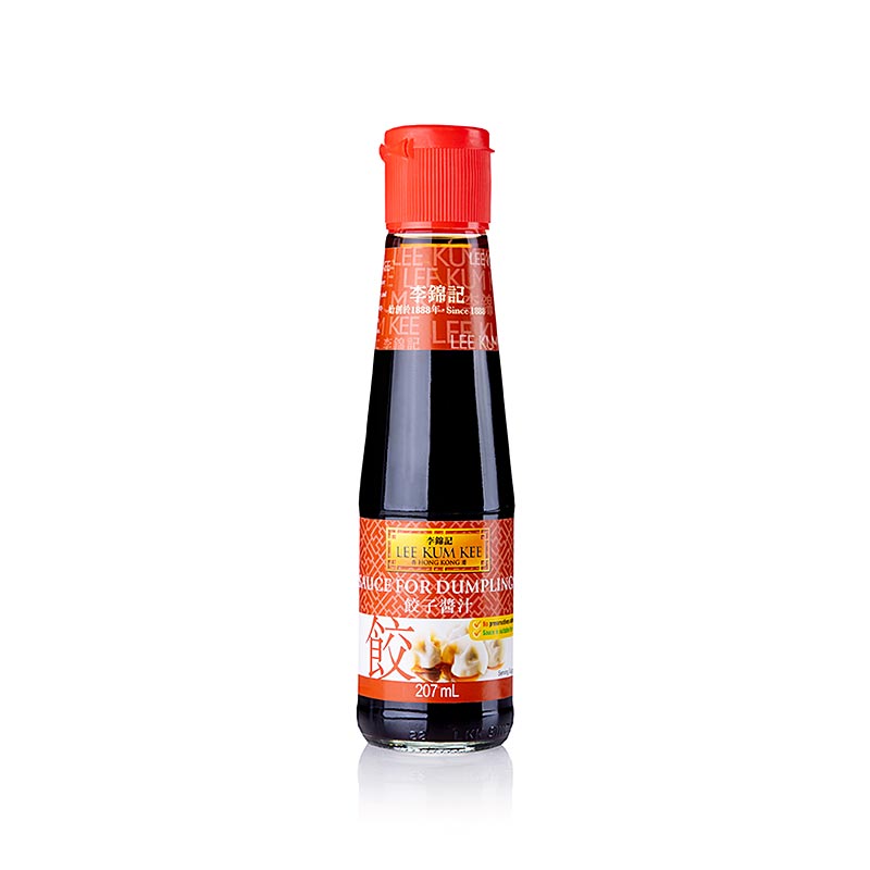 Dumpling Sauce, für Teigtaschen (Wantan, Gyoza, Dimsum) Lee Kum Kee, 207 ml - Vielseitige Sauce zur Verfeinerung von Knödelgerichten, ideal für Wantan, Gyoza und Dim Sum, in praktischer 207-ml-Flasche
