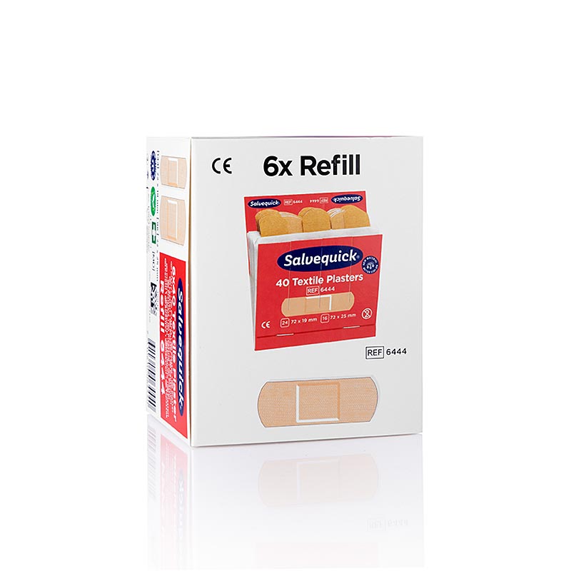 Recharge de 40 pansements textiles (6444) de Cederroth pour les premiers secours Découvrez des produits fins et des spécialités gastronomiques de grande qualité dans notre boutique en ligne Découvrez l'univers des trésors culinaires