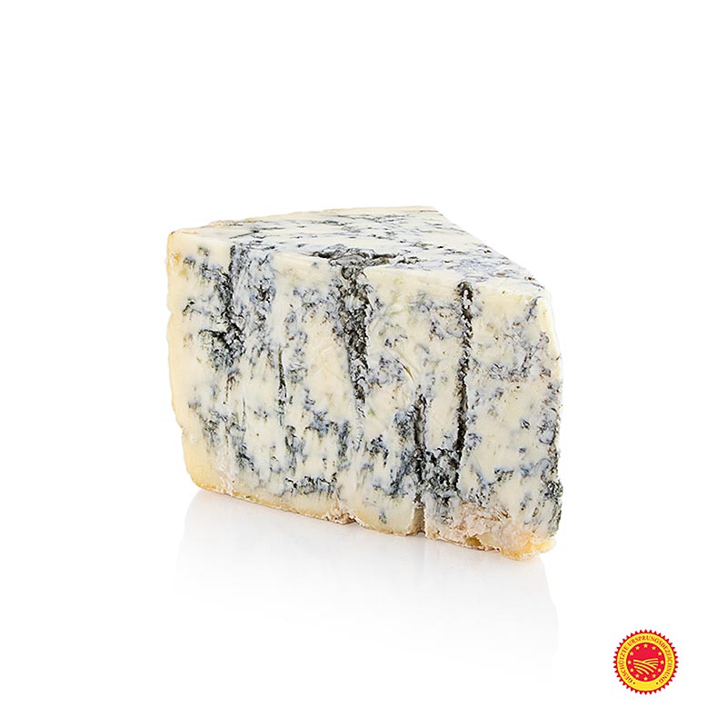 Feiner Gorgonzola Piccante DOP aus Palzola, ca 750 g, cremige Textur, kräftiger Geschmack, perfekt für Käseplatten, Salate und Pasta