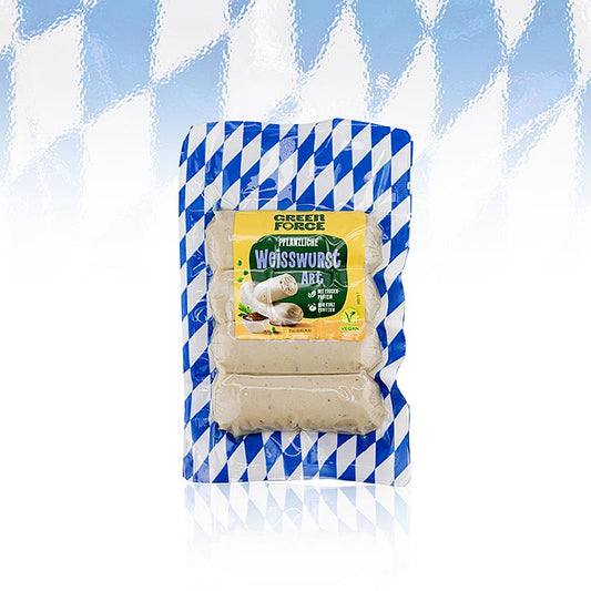 Greenforce - Boudin blanc végétalien à base de protéines de pois, classique, 200 g, 4 pcs
