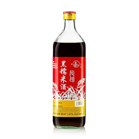 Schwarzer Reiswein von Qinta, China, 12 % vol, 750 ml, alkoholisches Getränk