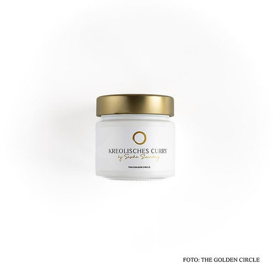 Kreolisches Curry by Sascha Stemberg, THE GOLDEN CIRCLE, 50 g - Luxuriöses, karibisch inspiriertes Curry-Gewürz in limitierter Auflage, verpackt in einer 50-Gramm-Dose, ideal zum Verfeinern von Fleisch, Fisch und Gemüse, kreiert von Sternekoch Sascha Stemberg