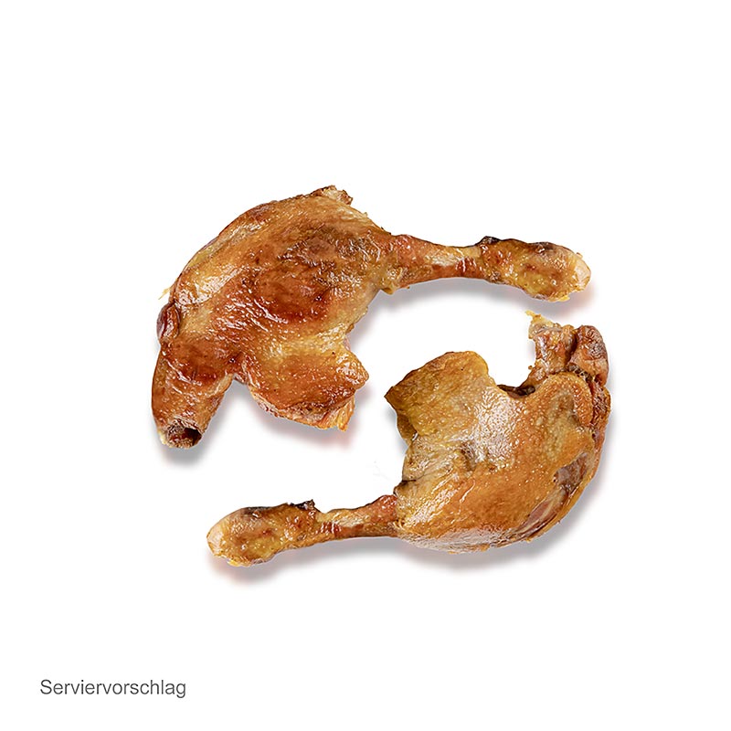 Entenkeulen Confit, 6 Keulen, Feyel, 1,5 kg, 6 St - Zart gegarte Entenkeulen in eigenem Fett, perfekt für ein kulinarisches Abenteuer und Liebhaber der französischen Küche