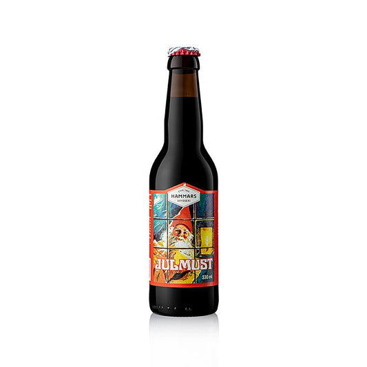 Hammars Julmust - Erfrischungsgetränk mit Malzgeschmack, Schweden, 4,62 l, 14 x 330ml