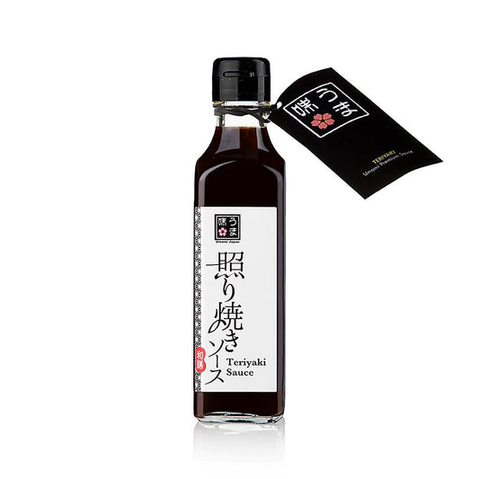 Teriyaki - Umami Premium Sauce, Japan, 180 ml: Hochwertige vielseitige Sauce mit süßen und pikanten Noten, perfekt zum Marinieren von Fleisch, Fisch und Gemüse oder als Dipsauce, importiert aus Japan in einer praktischen 180-ml-Flasche