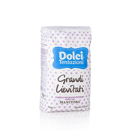 Weichweizen Mehl Type 00 Manitoba von Dolci Tentazioni, speziell für luftigen Panettone entwickelt, 1 kg