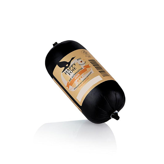 Bio-Entenleber von Happy Foie, 250 g Rolle, EthicLine-Zertifizierung, ethisch aufgezogen