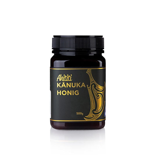 Kanukahonig aus Ahititi, Neuseeland, 500 g - Premium-Honig mit mildem, süßem Geschmack und subtilen blumigen Noten, reich an Antioxidantien und antibakteriellen Eigenschaften