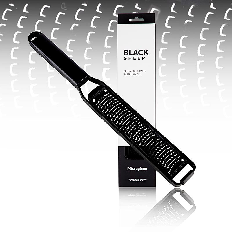 Reibe Microplane Black Sheep, Zester, schwarzer Edelstahl (43020), 1 St