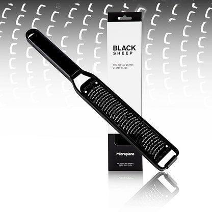 Reibe Microplane Black Sheep, Zester, schwarzer Edelstahl (43020), 1 St