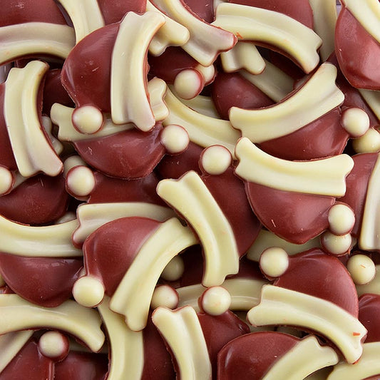 Schokoaufleger "Santa Hat" (Weihnachts Mütze), Dobla (78430), 450 g, 218 St