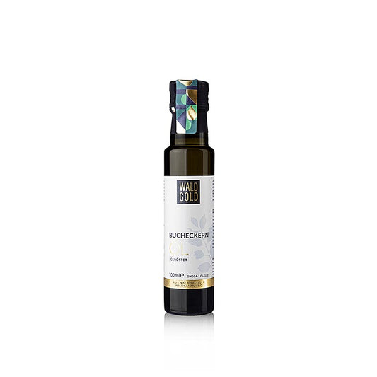 Geröstetes Bucheckernöl von Waldgold, 100 ml - Ideal zum Verfeinern von Salaten, Pasta und Kuchen