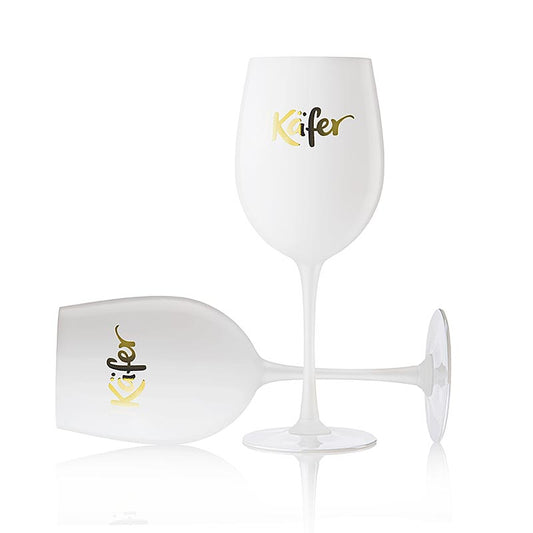 Käfer Cocktail Kelch aus Glas, weiss, 2 St - stilvolle Beetle-Cocktailbecher im 2er-Set, hochwertiges Glas, spülmaschinenfest, perfekt für Cocktails, Longdrinks und Desserts, elegantes weißes Design