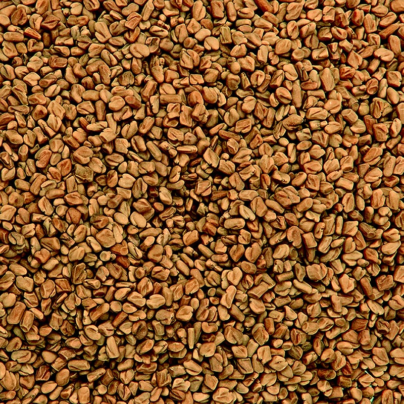 Frisch geröstete Bockshornkleesamen (Fenugreek Methi Seeds) in Bio-Qualität, ideal für Hobby- und Profiköche, um authentische Aromen in Currys, Suppen und Broten zu verleihen - 1 kg Packung