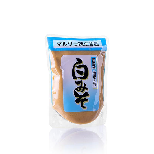 Pasta di spezie di miso - Shiro Miso, colore chiaro, Marukura, Giappone, 250 g