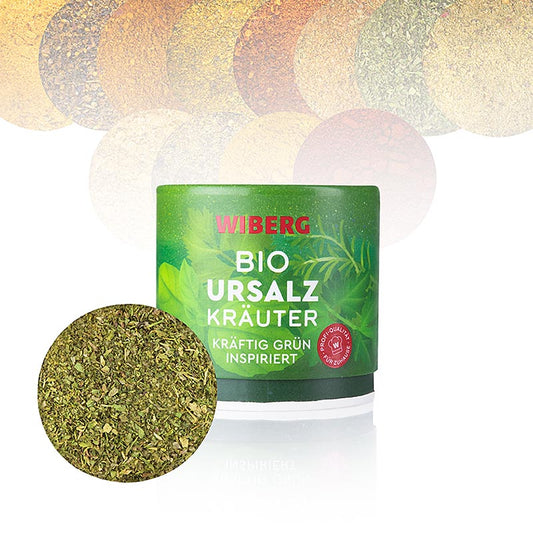 Bio-Kräutersalz Wiberg Ursalz Kräuter, kräftig grün inspiriert, 100 g Streudose