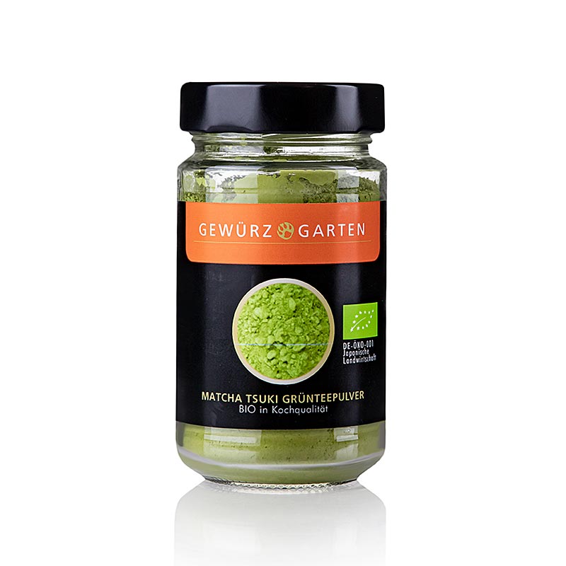 Bio-Matcha in Kochqualität für köstliche Desserts, Smoothies und mehr - Gewürzgarten Matcha Tsuki, grüner Tee, 90 g