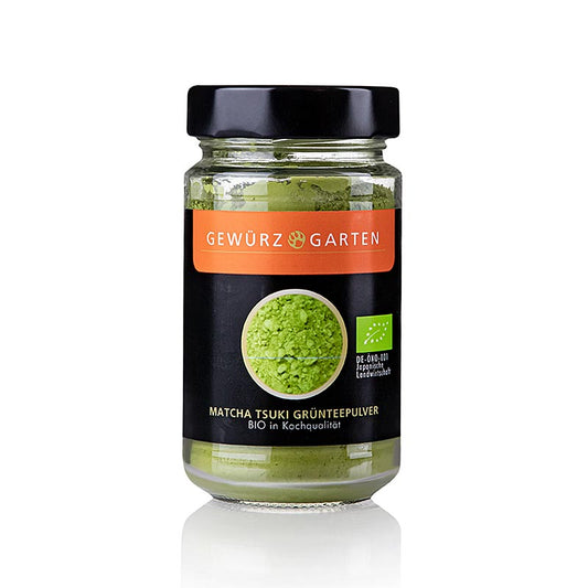 Bio-Matcha in Kochqualität für köstliche Desserts, Smoothies und mehr - Gewürzgarten Matcha Tsuki, grüner Tee, 90 g