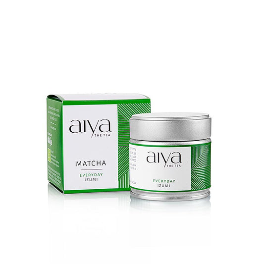 AIYA Matcha Izumi, Tè verde Tè qualità cerimoniale, biologico, 30 g