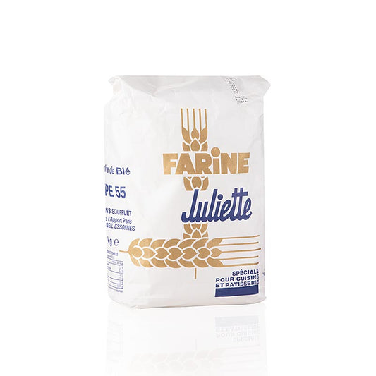 Mehl Type 55 aus Frankreich, ideal für Blätterteig und Pasteten, 1 kg Verpackung von Juliette