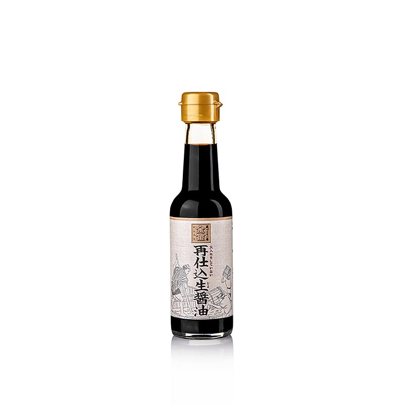 Sojasauce - Shoyu Saishikomi Nama, Fueki, Japan, 150 ml - Handwerklich hergestellte, doppelt fermentierte Sojasauce aus ausgewählten Sojabohnen, Weizen und Meersalz, ideal zum Würzen von Sushi, Sashimi, Nudelgerichten und Marinaden